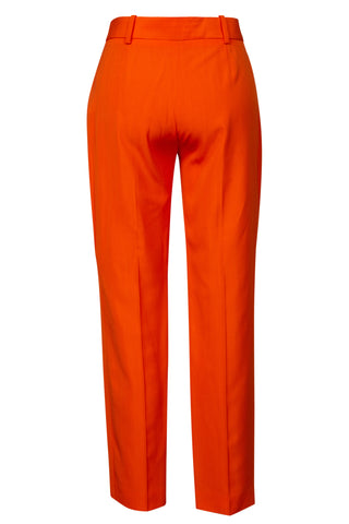 Slim Dress Pants in Orange