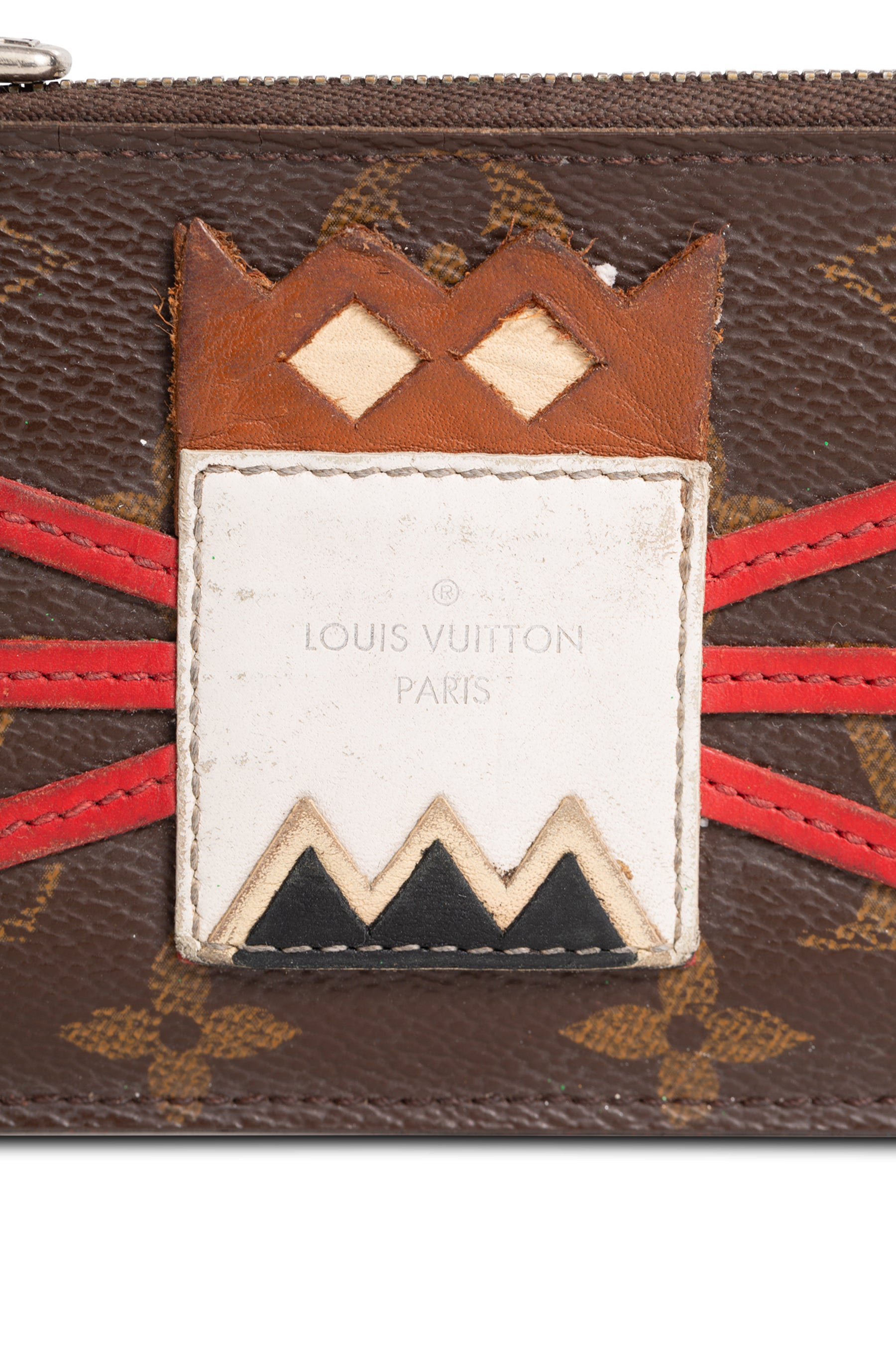 Louis Vuitton Brown Limited Edition Mg Cruise Key Chain Pouch 315 Wallet