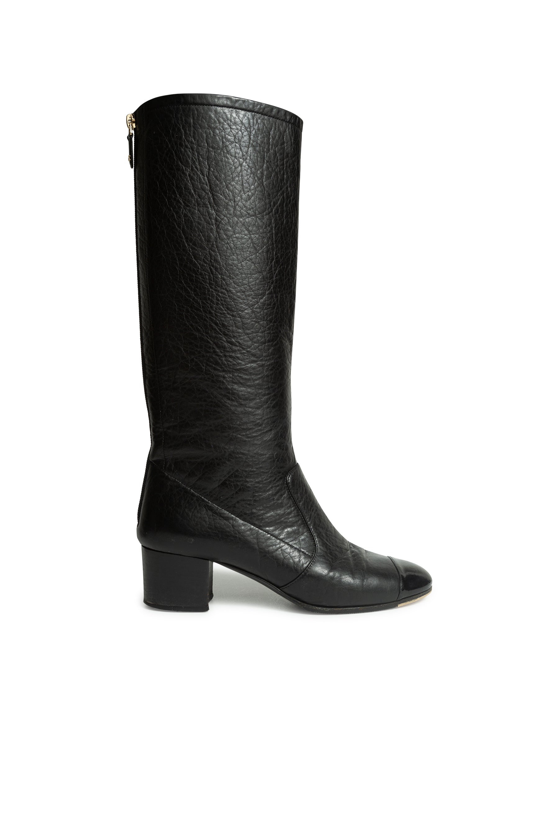 Chanel calfskin outlet boots