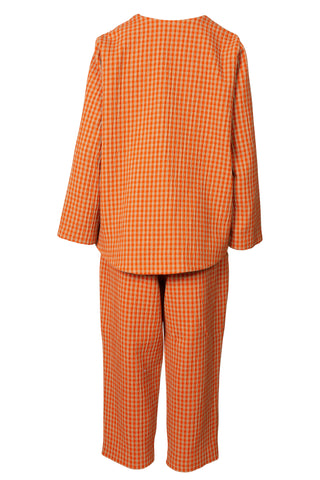 Laura Jacket in Orange Check | (est. retail $690)