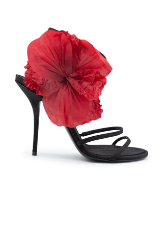 Keira Floral Embellished Leather Sandals | (est. retail $1,245)