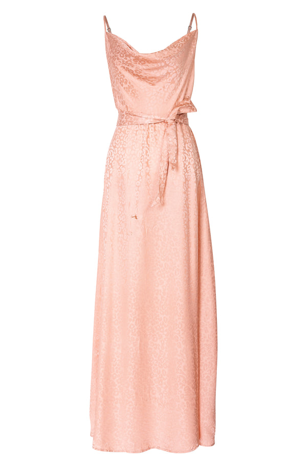 Cheetah Dress 168 in Blush Rose | (est. retail $378)