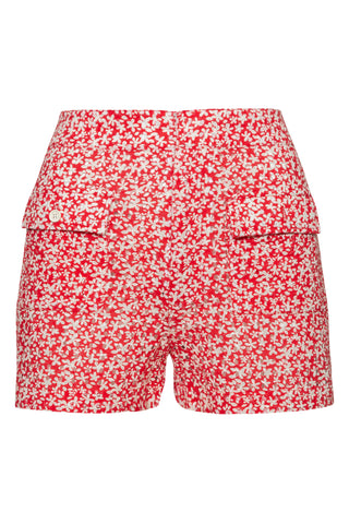 Floral Print Gauze Shorts