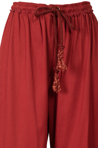 Flared Jersey Trousers
