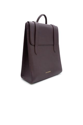 Structured Backpack in Burgundy | (est. retail $650)