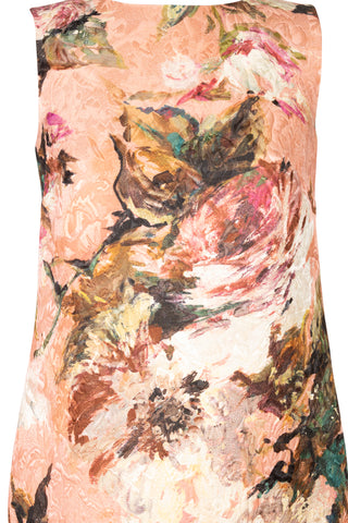 Floral Jacquard Shift Dress