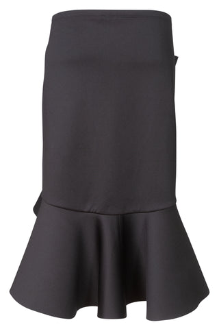 Black Ruffled Skirt