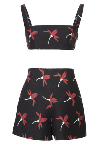 Floral Print Wool Blend Bralette | (est. retail $790)
