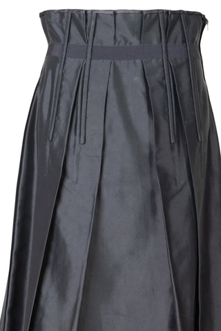 Pleated Navy Skirt