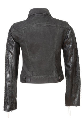 Python Leather Jacket