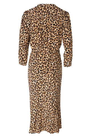 Leopard V-Neck Dress