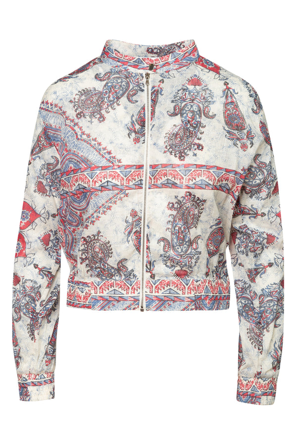 Paisley Zipped Jacket