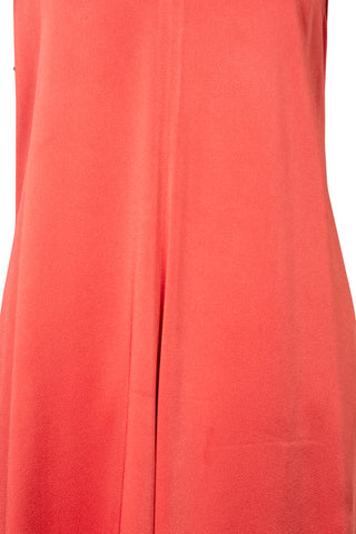 Red Satin Slip Dress