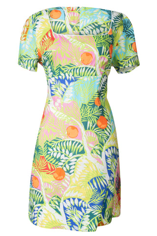 Linen Sandra Mini Dress In Multi | new with tags (est. retail $275)