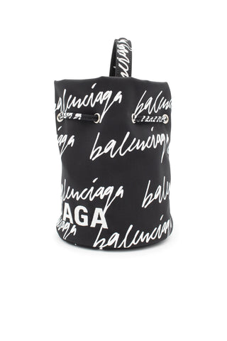 Extra Small Wheel Logo Bucket Bag In Black/ White | new with tags (est. retail $950)