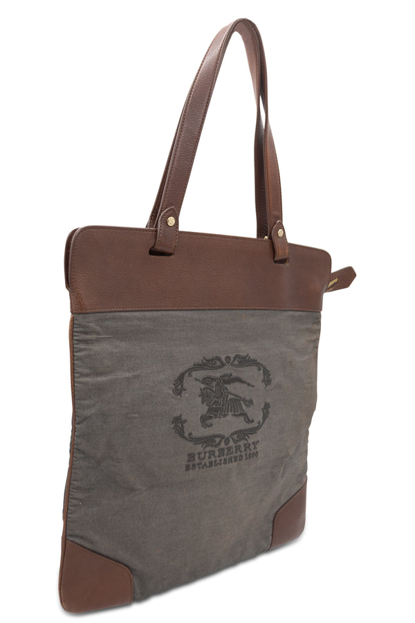 Stowell Fabric Canvas Bag in Grey