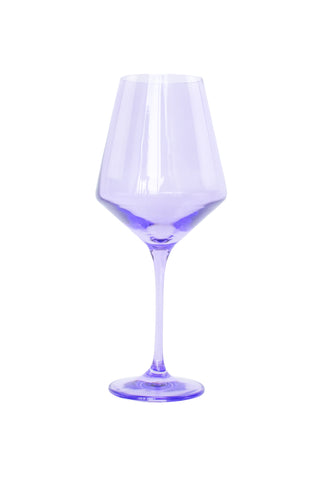 Estelle Colored Wine Stemware - Set of 6 (Lavender) glassware Estelle Colored Glasses   