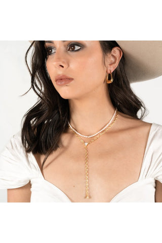 Freshwater Pearl Michel Necklace