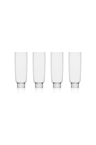 Romantic Champagne Flutes (Clear)