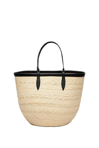 The Medium Basket in Iraca (Black)