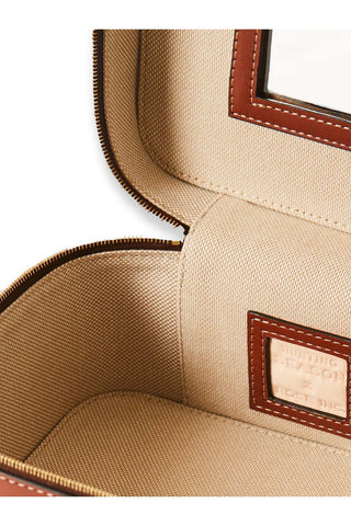 The Beauty Case in Nappa Leather (Cognac)