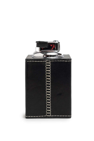 The Small Table Lighter in Nappa Leather (Black) Lighters & Matches Hunting Season   