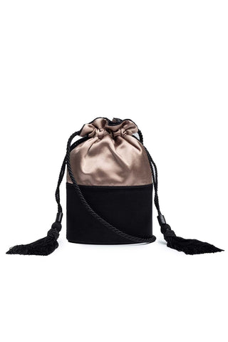 Proenza Schouler Black/Beige Raffia And Leather PS1 Keepall Bag