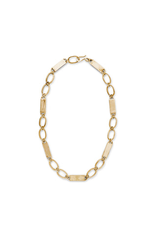 Gold Flat Chain Necklace Necklace Elizabeth Hooper Studio   