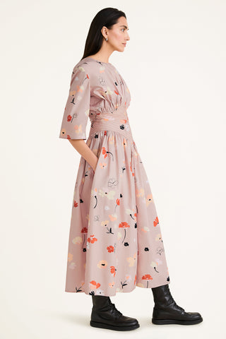 Rohde Dress in Rose Deco Print