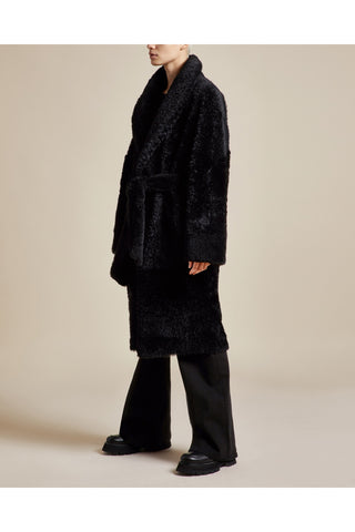 The Rhea Reversible Shearling Coat