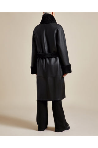 The Rhea Reversible Shearling Coat