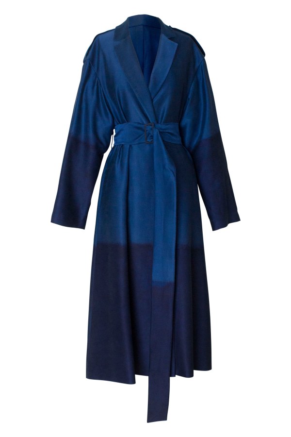 Diana Indigo Trench Coat