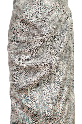 Faux Python Midi Skirt | new with tags