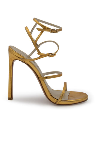 Gold Heeled Sandals