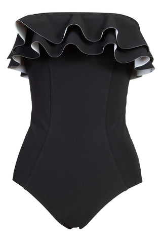 Sabine Double Ruffle Maillot | new with tags (est. retail $450)