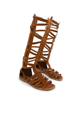 Brown Gladiator Sandals Shoes Manolo Blahnik   
