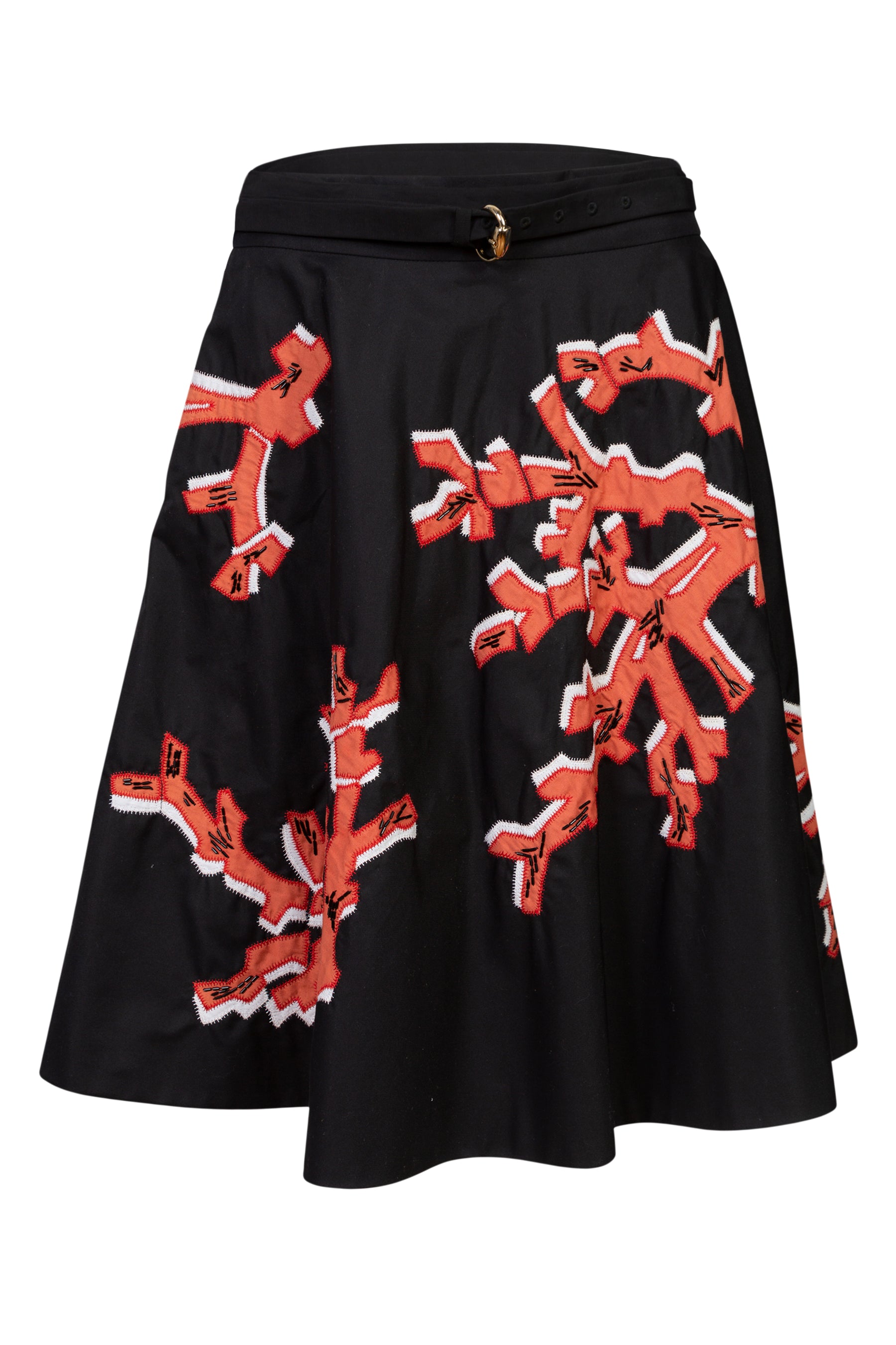 Coral Reef Beaded Circle Skirt | Resort '08 Runway | new with tags (est.  retail $1,895)