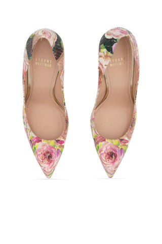 Floral Printed Stiletto Heels