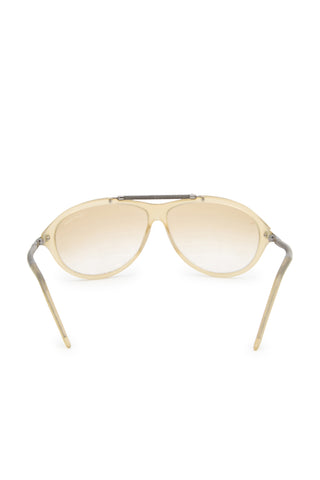 Beige Chain Aviators