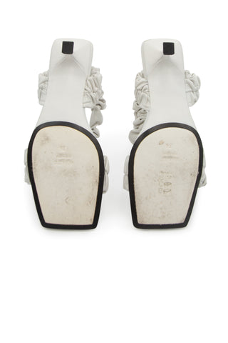 Lexington Heel Sandals in White | (est. retail $840)
