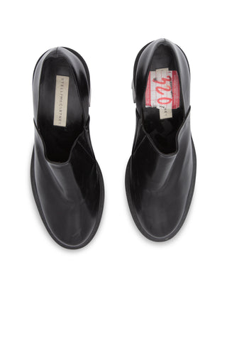 Black Platform Heeled Loafer